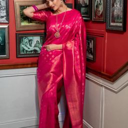 Mitera Woven Design Zari Kanjeevaram Saree-picture-21