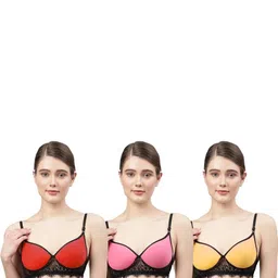 Samvar Multi Cotton Non-Wired Non Padded Minimizer Bra-picture-47