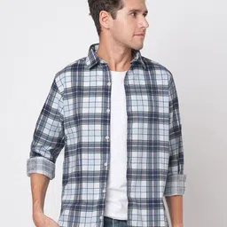 Mast & Harbour Men Relaxed Tartan Checks Checked Casual Shirt-picture-39