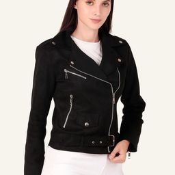 Leather Retail Women Suede Biker Jacket-picture-29