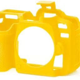 Amabu Camera Silicone Protective Camera Case Cover Compatible with D7500 (Yellow) Camera Bag-image-29
