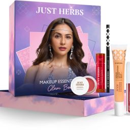 Makeup Glam Kit with Lip Balm, Foundation, Liquid Lipstick, Cheek Tint & Kajal-35