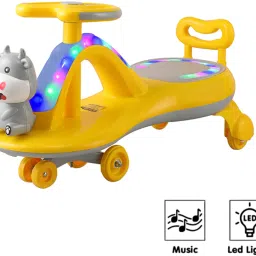 Premium Panda Rapid Swing Magic Car| Toys For Kids Girl Boy|Dashing Lights Music Rideons & Wagons Non Battery Operated Ride On-10