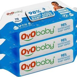 Water-based wipes—98% water | cleans & nourishes | Lid prevents leak-18