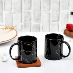 Premium Black Printed Cropper Black Ceramic Coffee Mug-image-1