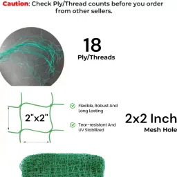 aayutri Plant Creeper Net (5 x 11 ft) Climbing Net/ Support Net Portable shade green Garden Tool Kit image 5