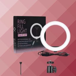 BITWEAVE USB Ring Light 10 Inch for Reels and Makeup Ring Flash-image-81