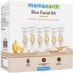 Rice Facial Kit With Rice Water & Niacinamide for Glass Skin in 6 Easy Steps 60 g-image-30
