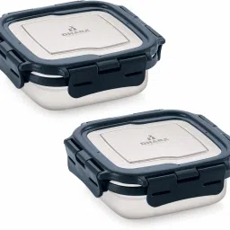 BLAZE Tiffin with 4 Side Lock Lid 2 Containers Lunch Box-image-94