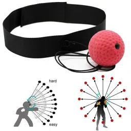 Boxing Reflex Ball Set?Boxing Boxing Gear for Kids and Adults Kicking Shield-image-35