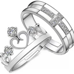 Women Ring (Pack of 2) Alloy Ring-image-42