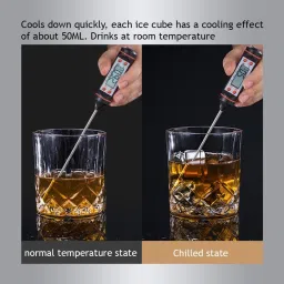 yogvayna Stainless Steel Ice Cubes - Whiskey, Vodka, Wine, Beverage Juice Or Soda Multicolor Steel Ice Cube Tray image 4