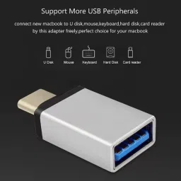 Bestor Set of 5 Combo,USB Wired Keyboard,Wire Mouse,Mouse Pad,typeC converter,4port HUB Combo Set image 4