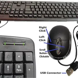 ANJO USB Keyboard-LED Mouse-Pad-3.0 USB Hub-Cleaner-OTG Micro & C Type Combo Set image 2