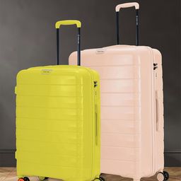 Nasher Miles Unisex Vienna Set Of 2 Textured Hard-Sided Trolley Bags-picture-2