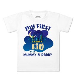 Arvesa Kids Typography Printed Applique T-shirt-image-35