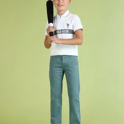 U.S. Polo Assn. Kids Boys Chino Trousers-image-79