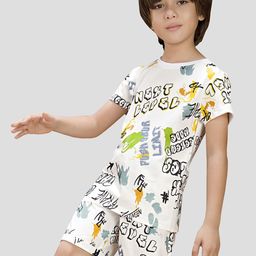 TRESNOVA Unisex Kids Printed Night suit-image-28