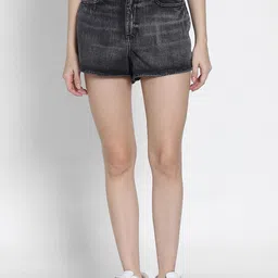 AMERICAN EAGLE OUTFITTERS Women Washed Loose Fit Shorts-image-41