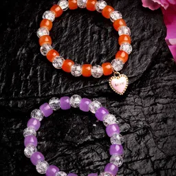 Stoln Girls 2 Crystals Charm Bracelet-53