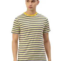 AMSWAN Men Striped Pockets T-shirt-image-6