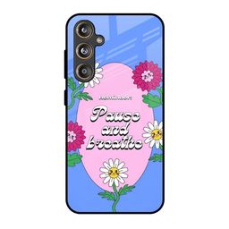 QRIOH Floral Printed Lightweight Samsung Galaxy F55 5G Silicone Back Case-image-16
