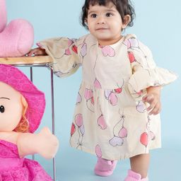 Nature Nook Kids Print Fit & Flare Dress-image-13