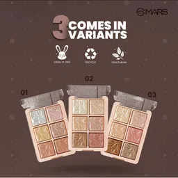 MARS Set Of Concealer Palette & Illuminating Highlighter Palette - 24g + 12g image 4