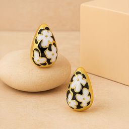 Accessorize Curve Teardrop Shaped Studs-image-78