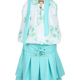 Arshia Fashions Girls Printed Top with Skirt-image-97
