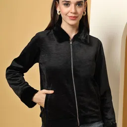 Thirty Threads Women Shirt Collar Sweatshirt-picture-5