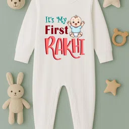 BLUSHES Infants Printed Pure Cotton Romper-image-37