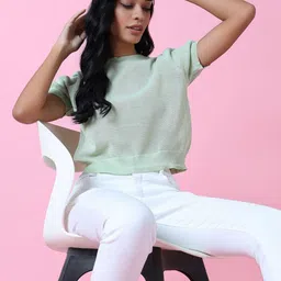 SHOWOFF Puff Sleeve Top-image-21