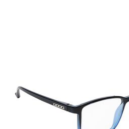 GARTH Unisex Square Sunglasses with UV Protected Lens GRT_BLU-OREO_BLUCUT image 2