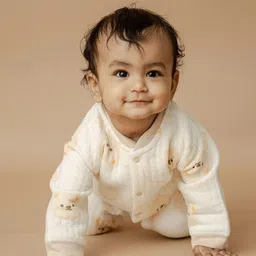 A Toddler Thing Infants Printed Full-Sleeved Rompers-0