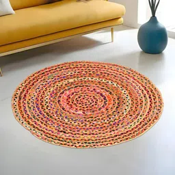 Aura Yellow Floral Cotton Carpet-image-13