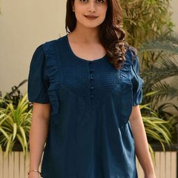 FUBAR Mandarin Collar Top-picture-31