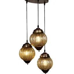 KINIS Modern and Unique Style Gold-Toned & Black Quirky Ceiling Lamp-28