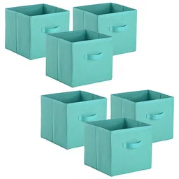 Kuber Industries Green 6 Pieces Multi-Utility Organisers-39