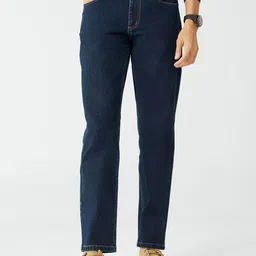 Andamen Men Solid Original Mid-Rise Slim Fit Jeans-image-44