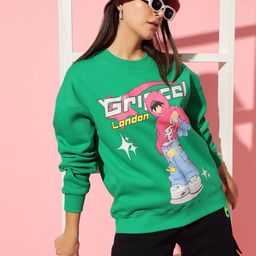 GRIFFEL Women Printed Sweatshirt-image-36