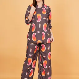 Magnetism Printed Pure Cotton Tunic With Trouser Co-Ords-picture-12