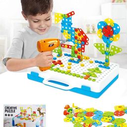 Kidology Electric Drill Screw Tool Set Puzzles Activity Toys and Games-image-37