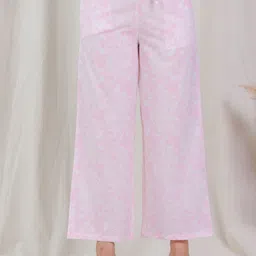 Aramya Women Floral Print Wide Leg Cotton Ethnic Palazzo-image-103