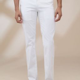 ColorPlus Men Mid-Rise Slim Fit Trousers-image-49
