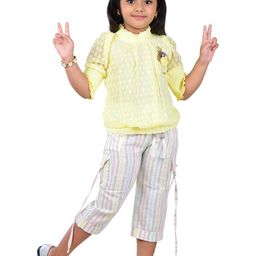 WORTON FASHION Girls Top with Capris-image-19