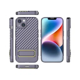 QRIOH Solid Printed iPhone 14 Plus Back Case Mobile Accessories-image-3