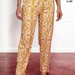 Kryptic Women Pack Of 2 Pure Cotton Mid-Rise Lounge Pants-image-42