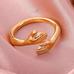DressBerry 18K Gold-Plated Adjustable Finger Ring-50