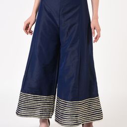 FLOREOS Women Flared Palazzos-image-75